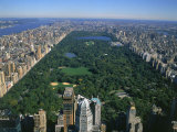 Vue aérienne de Central Park, NYC Photographie par David Ball