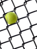 Tennis Ball in Fence Photographic Print by Martin Paul