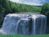 Waterfall, Letchworth State Park Photographie par Jim Schwabel