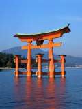 Torii Gate, Hiroshima Prefecture, Japan Lámina fotográfica por David Ball Torii Gate, Hiroshima Prefecture, Japan Lámina fotográfica por David Ball