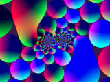 Multi-Coloured Abstract Fractal Pattern with Circular Shapes and Blobs Reprodukcja zdjęcia autor Albert Klein Multi-Coloured Abstract Fractal Pattern with Circular Shapes and Blobs Reprodukcja zdjęcia autor Albert Klein