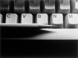Pencil and Keyboard Fotografie-Druck von Howard Sokol