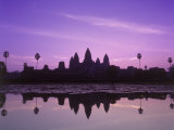 Dusk At Pond, Cambodia Lámina fotográfica por David Ball Dusk At Pond, Cambodia Lámina fotográfica por David Ball