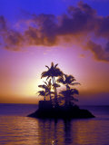 Small Island at Sunrise, South Pacific, HI Photographic Print by Tomas del Amo