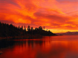 Sunset, Sierra Mountains, Lake Tahoe, CA Photographic Print by Kyle Krause