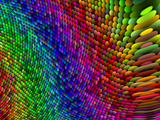 Multi-Coloured Fractal Design Photographic Print by Albert Klein