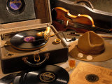 Violin with Record Player and Nostalgia Photographic Print by Martin Fox