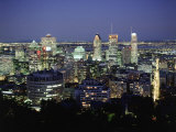 City Skyline, Montreal, Quebec, Canada Photographie par Walter Bibikow