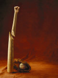 Fist on Baseball Bat Photographic Print by Martin Paul