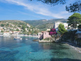 Kefalonia, One of the Small Beaches in the Village of Assos Photographic Print by Ian West