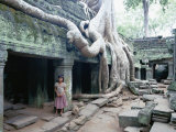 Ta Prohm Temple, Angkor, Cambodia Photographie par Angelo Cavalli