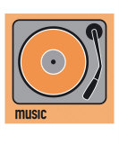 Music Orange Photographic Print by Micheline Kanzy
