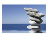 Zen Pebbles Fotografisk trykk av Alex Bramwell