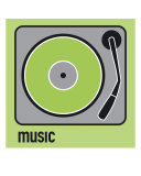 Music Green Photographic Print by Micheline Kanzy