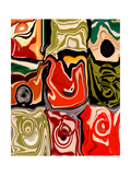 Nine Patch I Lámina giclée por Ricki Mountain