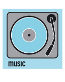 Music Blue Photographic Print by Micheline Kanzy