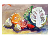 Still Life With Vegetables And Fruit Giclee Print by Ann Tuck
