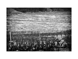 Vinyard Mono Photographic Print by John Gusky
