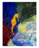 Sea Horse Sings Giclee Print by Roger Bell