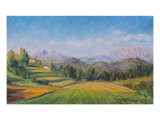 A Valley In Brianza In Autumn Giclee-trykk av Marco Busoni