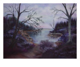 A Sunset On The Bay Giclee Print by Debra Ventimiglia