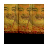 3 Happy Buddhas Photographic Print by Ricki Mountain