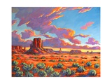 Monument Valley Sunset Giclee Print by Patty Baker