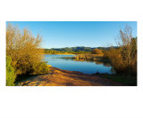 Paysage Panoramique Du Lac Des Escarcets En Hiver Photographic Print by Patrick Morand