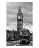 Big Ben, London, England, B & W Photograph Fotografie-Druck von vincent abbey