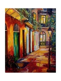 Pirates Alley By Night Reproduction procédé giclée par Diane Millsap
