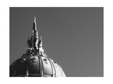 City Hall Dome Mono Photographic Print by John Gusky