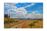 Wyoming Backroad near Vedauwoo, Wyoming Giclee Print by Patty Baker