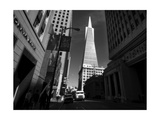 Trans America Mono Photographic Print by John Gusky
