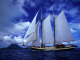 Scenic View of a Sailing Ship Photographic Print by Jodi Cobb