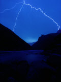 Lightning Strike, Grand Canyon Photographic Print by Steve Winter
