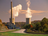 Route et station nucléaire Photographie par Peter Krogh