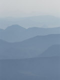 Hazy Mountain Ridges in Provence Photographic Print by Nicole Duplaix