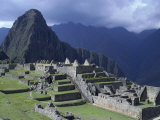 The Inca Ruins of Machu Picchu High in the Andes Mountains Photographic Print by Jason Edwards