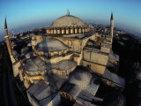 Side Domes and Added Minarets Gather About the Great Vault of Hagia Sophia Photographic Print by James L. Stanfield