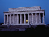 A View of the Lincoln Memorial at Dawn Photographic Print by Stephen St. John