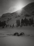 A Shot of Base Camp at Sunrise Photographie par Bobby Model