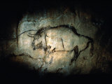 View of a Bison Painted at Lascaux Approximately 17,000 Years Ago Photographie par Sisse Brimberg