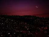 Night View of Valparaiso Photographie par Pablo Corral Vega