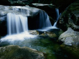 A Small Waterfall Located in the Borneo Rainforest Photographic Print by Tim Laman
