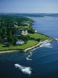 Aerial of the Breakers, a Mansion Built for Cornelius Vanderbilt by Richard Morris Hunt in 1895 Photographic Print by Ira Block