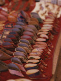 Tiny Lotus Shoes for Women with Bound Feet Fill a Stall Photographic Print by Jodi Cobb
