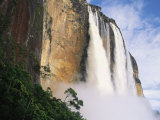 Angel Falls, Cliffs and Trees Photographic Print by Mark Cosslett