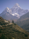 Ama Dablam and its Minor Peak Photographic Print by Michael Klesius