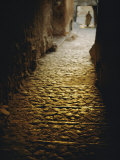 Cobblestone Alley in Ghardaia Photographic Print by Thomas J. Abercrombie