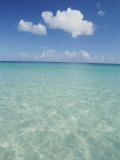Aquamarine Water Bleeds into Blue Skies in This Tropical View Photographic Print by Michael Melford